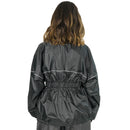 Set Antipioggia portivo Pantalone Giacca per Moto Scooter T.J. Marvin E37 Nero