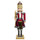 Weihnachts-Nussknacker-Soldat H160 cm mit Lichtern, Geräuschen und Bewegung in Schottenrot