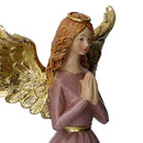 Angelo resina rosa cm 13,5x10xh28,5