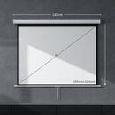 Telo Proiettore  84"" Formato 4:3 a Parete o Soffitto 181x8x138 cm Bianco 