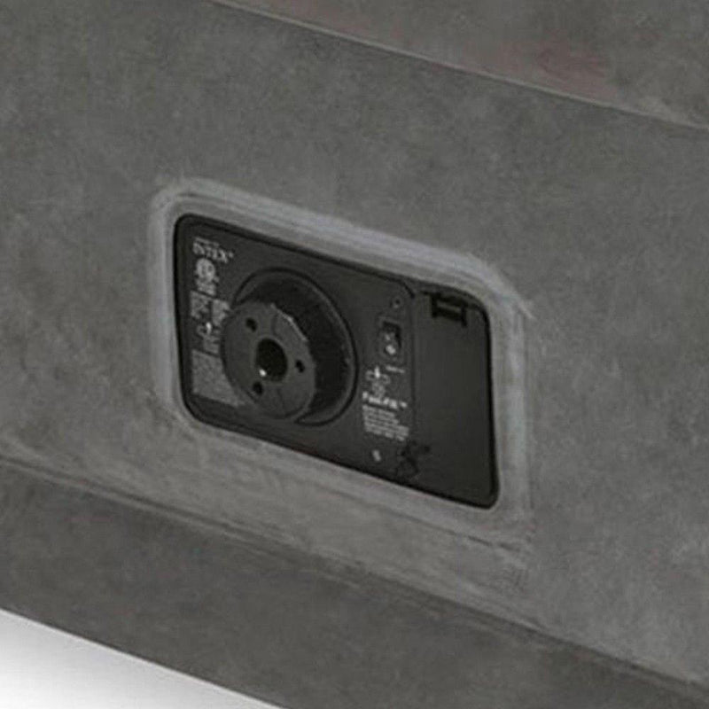 Materasso Matrimoniale Gonfiabile 152x203xh46 cm Floccato da Campeggio con Pompa Intex