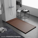 Piatto Doccia in Pietra Bonussi Kamet Marrone Varie Misure