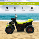 Quad Elettrico per Bambini Giallo e Nero 