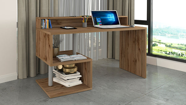 Scrivania a Giorno 140x60x92,5 cm Esse Rovere Wotan prezzo