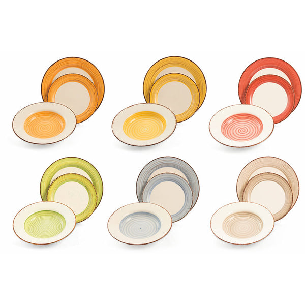 Villa d'Este Casale Tafelservice aus Steinzeug 18-teilig sconto