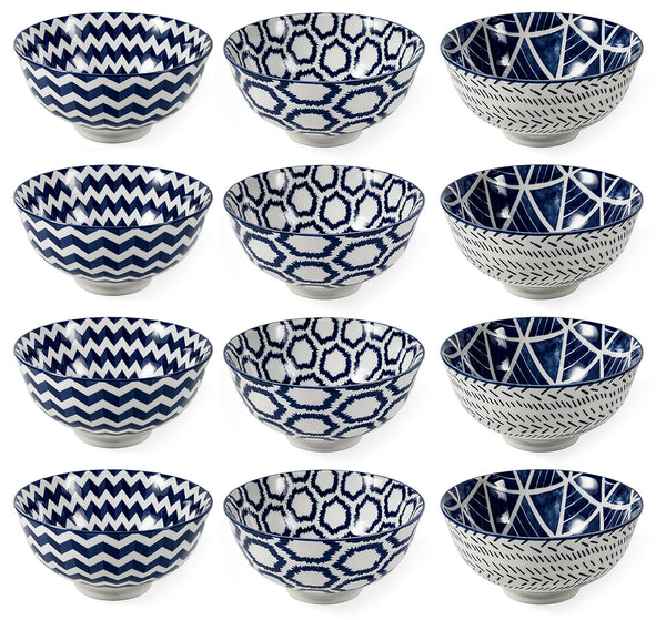 prezzo Set 12 Ciotole Ø12x6 cm 240 ml in Gres VdE Tivoli 1996 Tribe