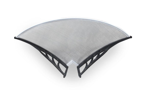 prezzo Außeneckvordach Vordach aus Wabenpolykarbonat Tosini Serie E Verschiedene Größen