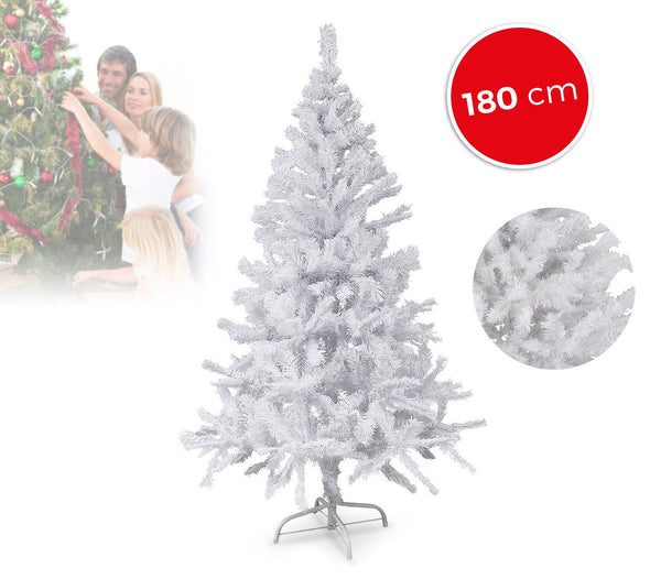 Künstlicher Weihnachtsbaum 536 Spikes 180 cm Weiß online