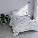 Trapunta Invernale Karma in Poliestere Bouquet Blu Varie Misure