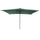 Ombrellone da Giardino Cuba 3x2 m Copertura in Poliestere Struttura in Acciaio Verde