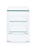 Mobiletto 3 Ripiani Iride con Vetro 50x40 in Vetro