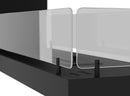 Camino a Bioetanolo Trifacciale da Incasso 100x50 cm Inside U 1000 V1 Nero con Vetro