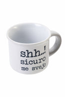 Set 6 Tazzine Caffè in Porcellana 90 ml Villa d'Este Home Tivoli Spqr