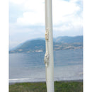 Ombrellone da Giardino 3x3 m Palo Ø48 mm in Alluminio Vorghini ConTract Bianco e Ecrù