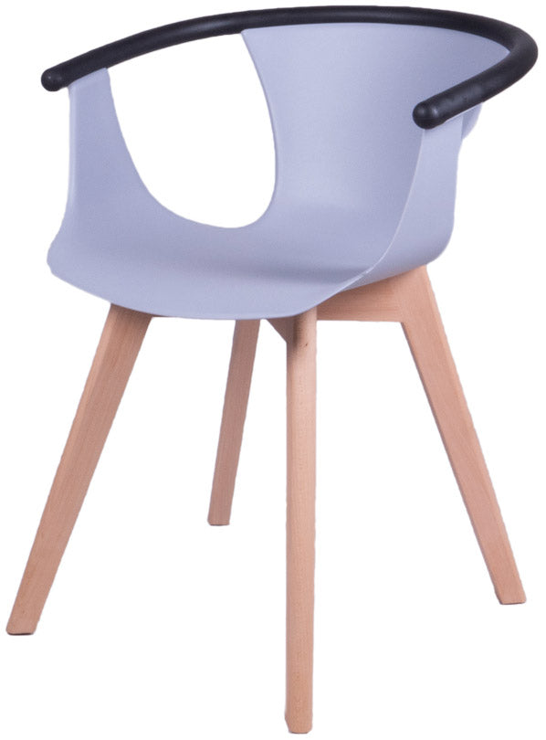 Gartenstuhl aus Polypropylen und Buche Vandi Grey prezzo