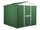 Gartenbox Haus aus Stahlblech Werkzeughalter 275x175x215 cm Enaudi Grün