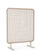 Paravento da Esterno 120x50x150h cm in Alluminio e PP Babilo Pelican e Beige
