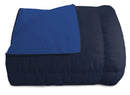 Trapunta Invernale Doubleface 300gr Blu Scuro\/Blu Royal