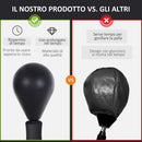 Punching Ball Sacco Boxe da Terra con Guantoni 