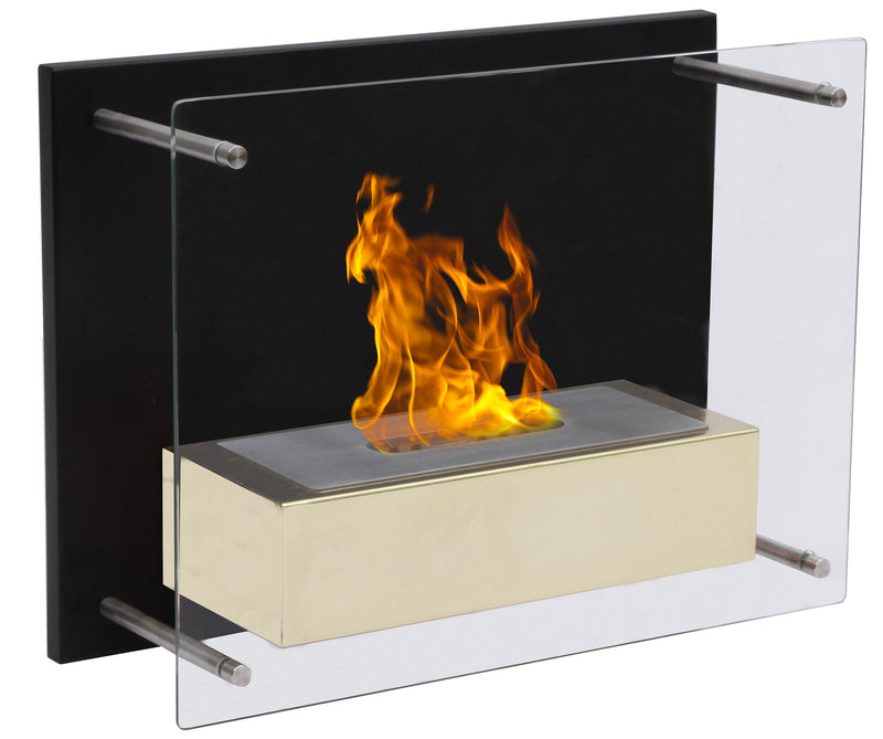 Camino a Bioetanolo da Parete 45x34x16 cm Vannini Fuchs Junior Oro