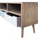 Mobile TV Tiburg 120x35,5x29,5 h cm in MDF Multicolor