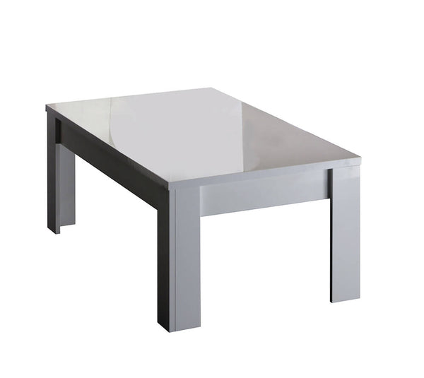 Rechteckiger Couchtisch für Wohnzimmer 122x65x45cm TFT Amalfi Glossy White prezzo