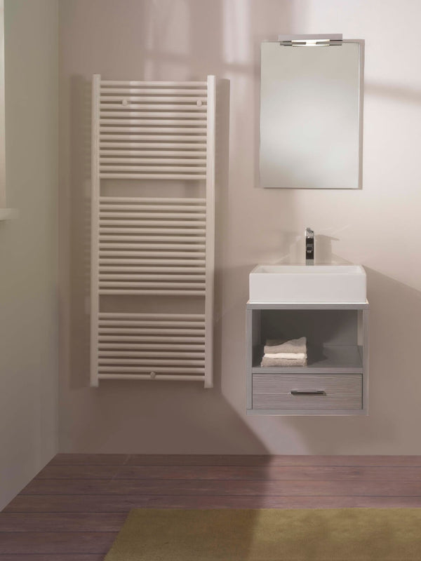 Badezimmer-Hängeschrank 52 cm TFT Java-Kiefer Weiß acquista