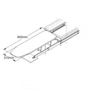 Mobile Lavanderia a Colonna per Lavatrice e Asciugatrice Senza Ante 70x70x174A cm in Nobilitato Unika Olmo Scuro