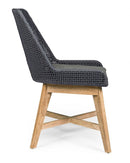 Set 2 Sedie 50x68x86h cm con Cuscini Hesperia Slate