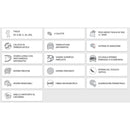 Casco Jet per Scooter Visiera Lunga CGM Daytona 130A Argento