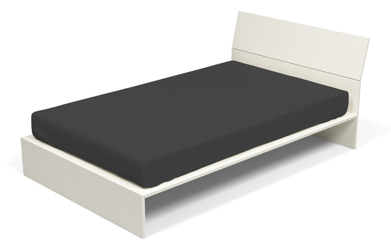 Lenzuolo Sotto con Angoli ed Elastico Tinta Unita Grigio Scuro Varie Misure