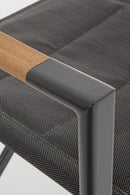 Set 2 Sedie Pieghevoli da Regista 51x54x86 cm in Alluminio Lagun Antracite