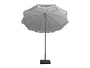 Ombrellone da Giardino Ø2,4 m Palo Ø33 mm in Acciaio Maffei Novara Grigio