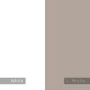 Mobile Multiuso 60x36x136 cm con 2 Cassetti e 1 Ripiano in Melamina Tortora      