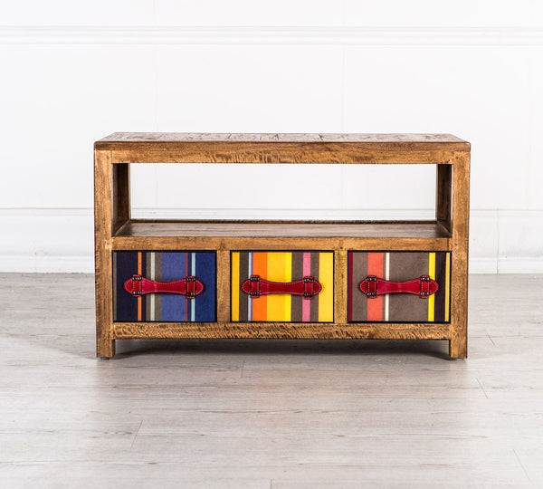 sconto TV-Ständer mit drei Schubladen, Farbkollektion