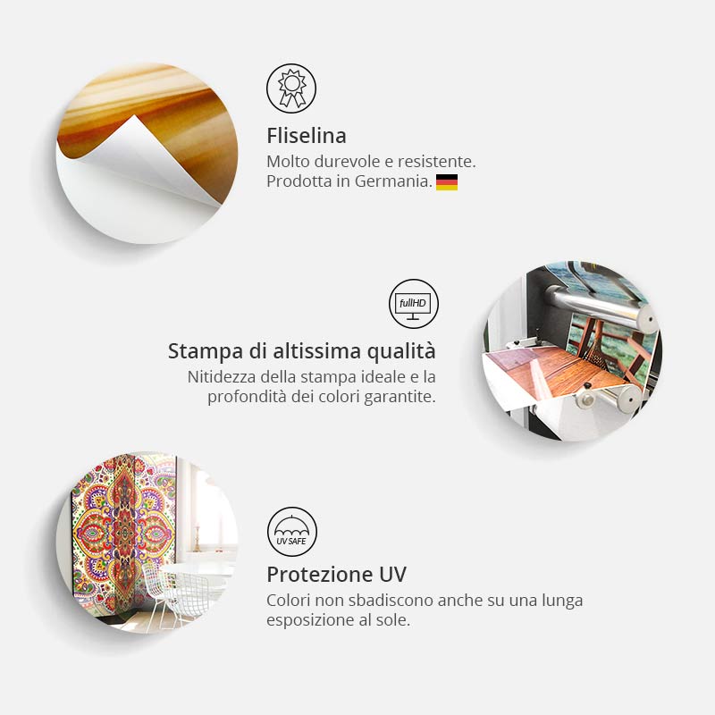 Paravento 3 Pannelli - Meditating Buddha 135x172cm Erroi