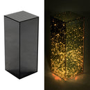 Lampada a LED da Tavolo in Vetro 20x20H50cm Quadro