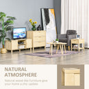 Comodino 1 Cassetto 1 Ripiano 40x40x48 cm in MDF color Legno