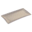 Set 3 Vassoi 24,5x12,6x2 cm  in Ceramica VdE Tivoli 1996 Charleston Bianco e Oro