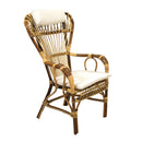 Poltrona da Giardino in Rattan con Cuscini 67x76H43/102cm Garuda