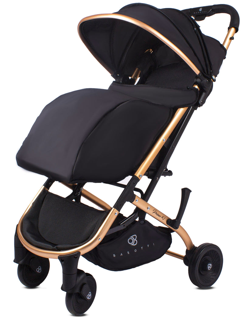 Passeggino Trolley Pieghevole per Bambini Barotti Primo XL Nero/Oro Rosa