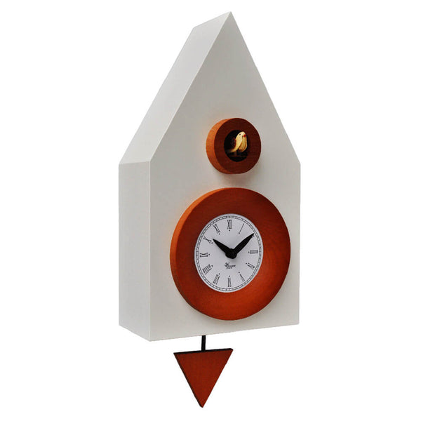 online Wandkuckucksuhr 20X36X13Cm Pirondini Italia Dunkelweiß
