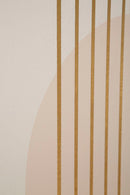 Stampa Dipinta Shine 1 80x3x120 cm in Legno e Tessuto