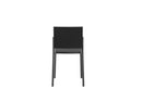 Set 4 Sedie Venus 52,5x55x81 cm in Polipropilene Nero       