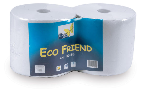 sconto Set mit 2 Rollen regeneriertes Papierhandtuch, 2-lagig, 800 Tränen