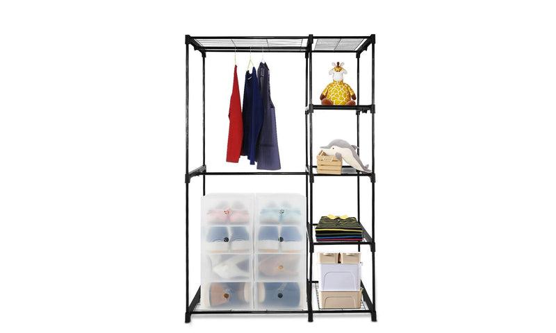 Set 5 Scatole per Scarpe 33x21x12 cm Contenitore Organizzatore Salvaspazio Trasparenti