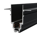 Barra Magnetica da Incasso 300 cm per Sistema Illuminazione Binario  Nero