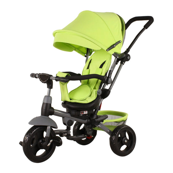 Miller Baby Swing Green Dreirad-Kinderwagen mit 360° drehbarem Sitz prezzo