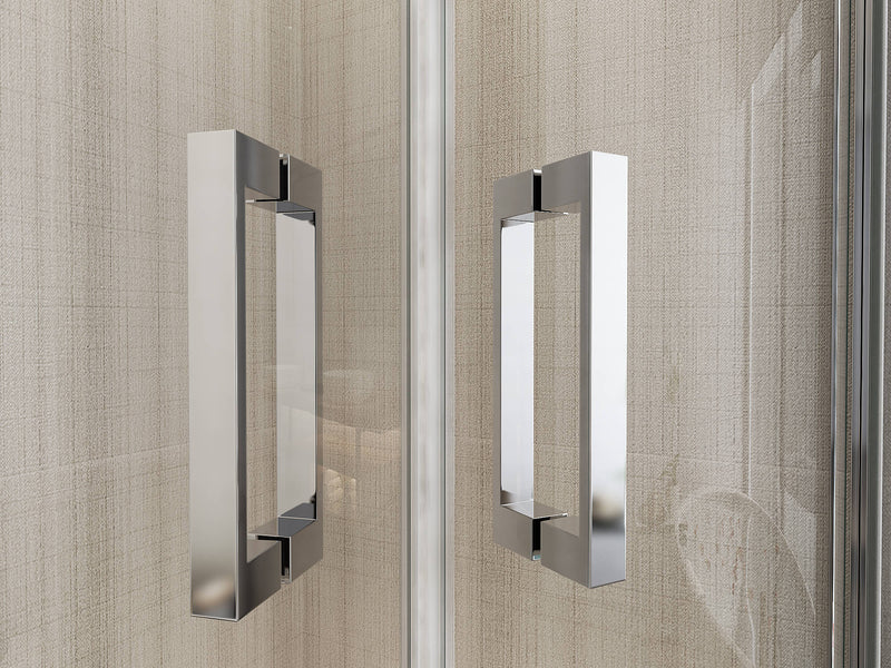 Box Doccia Semicircolare 2 Ante Scorrevoli in Cristallo 6mm Trasparente H190 Sailor Varie Misure