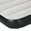 Materasso Gonfiabile Matrimoniale con Cuscino Integrato 152x203x30cm Pompa e Borsa Grigio